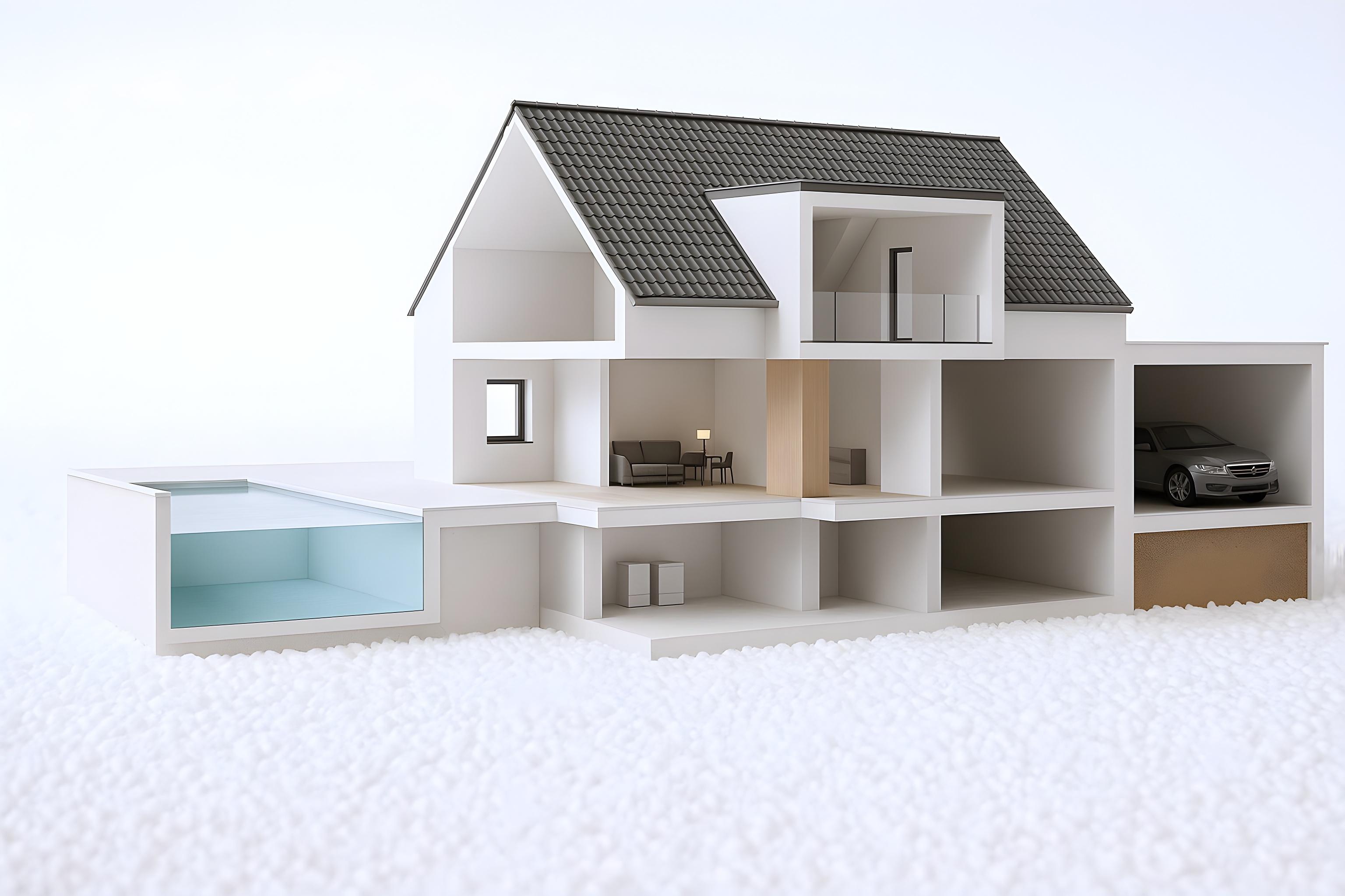 ThermoWhite® toepassingen op een gebouwmodel